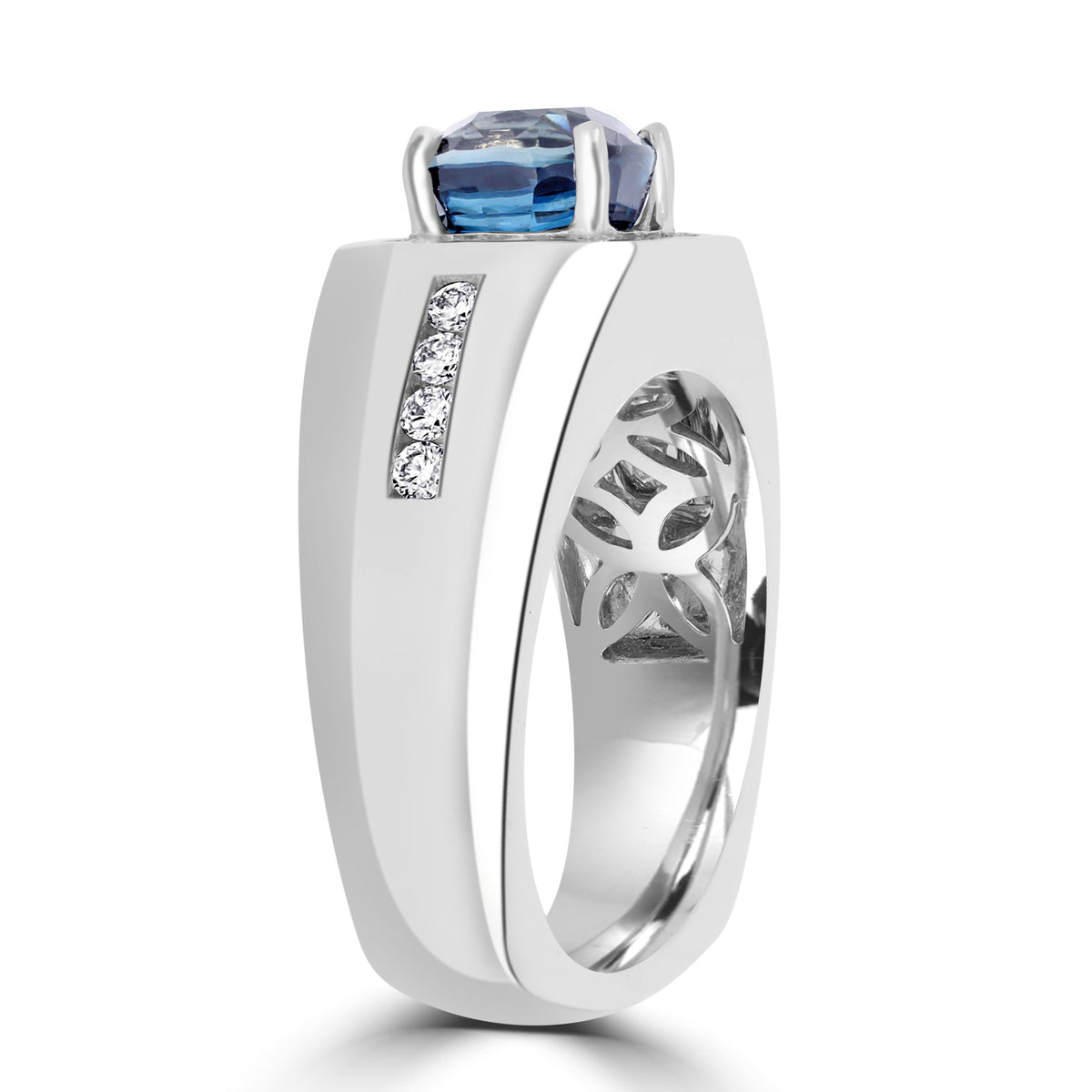 天然ダイヤモンド♢デザイン リング】Pt900・D0.42ct・D0.43ct