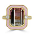 7.89ct Tourmaline Rings with 0.20tct Diamond set in 18K Yellow Gold