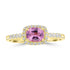 0.67ct Pink Spinel Rings with 0.181tct Diamond set in 14K Yellow Gold
