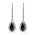 1.71ct Spinel Earrings with 0.22tct Diamond set in 18K White Gold
