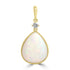 6.25ct Opal Pendants with 0.103tct Diamond set in 18K Yellow Gold