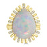 8.26ct Opal Rings with 0.124tct Diamond set in 18K Yellow Gold