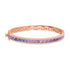 3.52ct Sapphire Bangles with 0.775tct Diamond set in 18K Rose Gold