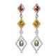 0.82tct Diamond Earring with 4.63tct Diamonds set in 18K Two Tone Gold