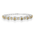 1.58tct Yellow Diamond Bangles with 1.26tct Diamond set in 18K White Gold