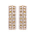 1.10tct Yellow Diamonds Earrings with 1.21tct diamonds set in 14K yellow gold