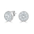 1.8tct Diamond Earring set in 18KW/756 Two Tone Gold