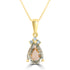 2.47Ct Sapphire Pendant With 0.07Tct Diamonds Set In 14K Yellow Gold