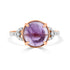 1.77ct Amethyst Rings with 0.18tct Diamond set in 14K Rose Gold