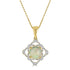 1.21ct Opal Pendant with 0.05tct diamonds set in 14K yellow gold