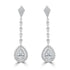 0.61tct Diamond Earring with 0.56tct Diamonds set in 950 Platinum