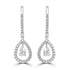 0.61tct Diamond Earring with 0.55tct Diamonds set in 950 Platinum
