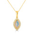 0.6ct Opal Pendant with 0.13tct Diamonds set in 14K Yellow Gold