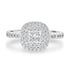 0.52ct Diamond Ring with 0.55tct Diamonds set in 950 Platinum