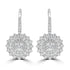 0.66tct Diamond Earring with 0.89tct Diamonds set in 18K White Gold