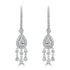 0.6tct Diamond Earring with 0.99tct Diamonds set in 18K White Gold