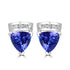 3.52tct Tanzanite Earring with 0.19tct Diamonds set in 18K White Gold