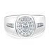 0.54ct Diamond Ring with 0.53ct Diamonds set in Platinum 950