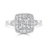 0.49Tct Diamond Ring With 0.48Tct Diamonds Set In 14Kt White Gold