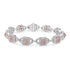 0.88tct Pink Diamond Bracelet with 2.84tct Diamonds set in 14K Two Tone Gold