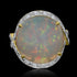 10.7ct Opal Ring with 0.37tct Diamonds set in 14K Yellow Gold