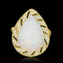 10.88ct Opal Ring with 0.17tct Diamonds set in 14K Yellow Gold