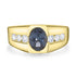 1.89ct Spinel Ring with 0.58tct Diamonds set in 14K Yellow Gold