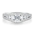 0.51ct Diamond Ring with 0.53tct Diamonds set in 950 Platinum