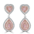 0.22tct Diamond Earring with 1.23tct Diamonds set in 14K Two Tone Gold