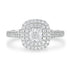 0.55ct Diamond Ring with 0.5tct Diamonds set in 950 Platinum