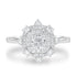 0.51ct Diamond Ring with 0.5tct Diamonds set in 950 Platinum
