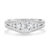 0.5tct Diamond Ring with 0.53tct Diamonds set in 950 Platinum