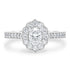 0.5ct Diamond Ring with 0.52tct Diamonds set in 950 Platinum