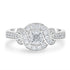 0.51ct Diamond Ring with 0.54tct Diamonds set in 950 Platinum