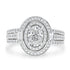 1.01ct Diamond Ring with 0.78tct Diamonds set in 950 Platinum