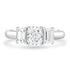 1.03ct Diamond Ring with 0.95tct Diamonds set in 950 Platinum