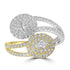 0.36ct Diamond Rings with 0.84tct Diamond set in 18K Two Tone Gold