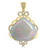 12.28ct Opal Pendants with 0.23tct Diamond set in 18K Yellow Gold