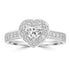0.5ct Diamond Rings with 0.5tct Diamond set in Platinum 950