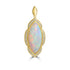7.26ct Opal Pendants with 0.31tct Diamond set in 18K Yellow Gold