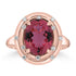 3.42ct Tourmaline Rings with 0.12tct Diamond set in 18K Rose Gold