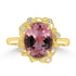 3.08ct Tourmaline Rings with 0.06tct Diamond set in 18K Rose Gold