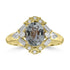 2.05ct Sapphire Rings with 0.533tct Diamond set in 18K Yellow Gold