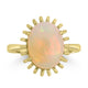3.95ct Opal Rings set in 14K Yellow Gold