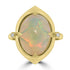 5.76ct Opal Rings with 0.025tct Diamond set in 14K Yellow Gold